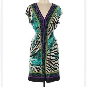Bisou Bisou Animal Print Dress